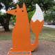 “Zorro” by Jeffie Brewer in the True North 2019 sculpture exhibit
