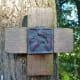 Meaningful art on tree