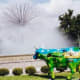 Insuracow by Kermit Eisenhut. It was placed in front of the Gus S. Wortham Fountain.
