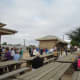 Busy Station Platform in the Nullarbor