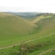 Devil's Dyke, curving towards the Weald