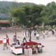 Character at a Korean theme park, 1991.