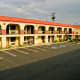 The facade of a typical motel