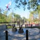 Service Dog Memorial next to Fallen Warriors Memorial
