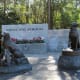 View of memorial in Houston