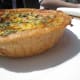 Quiche. The texture of the crust and interior were perfect but the flavour was nothing special. Presentation was rather decent.
