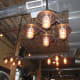 Some of the other dim lights that caught my attention inside the restaurant.