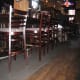 Bar seating area.