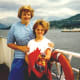 Yours truly and my niece aboard the Britannia