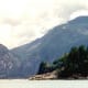 Typical terrain as viewed from the Britannia: Note the "Stawamus Chief” monolith image on the left of this photo.