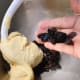 Lastly, add the raisins and mix at a lower speed for about 2 to 3 minutes.