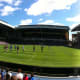 A panoramic view of Ibrox, home of Rangers taken in 2011.