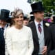 Prince William and Kate Middleton, now the Duchess of Cambridge, at the Epsom Derby