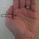 Take a look at your hand and find the second lateral line going across your palm.