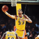 Kareem Abdul-jabbar's unstoppable layup.