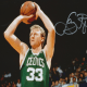 Larry Bird's sensational three-point shot.