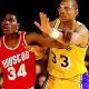 Kareem Abdul-jabbar asking for the ball.
