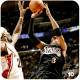 Allen Iverson making a jumpshot.