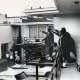 Dr. King lies mortally wounded as his aides point to where the shots rang out.