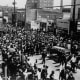 April 9, 1968, Dr. King's funeral rolls through Atlanta