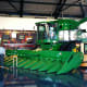 Harvesting equipment on display