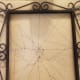 Lay your frame on a piece of cardboard.