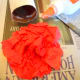 Apply a ring of glue on inside of roll and insert coffee filters to make the top and bottom part of the core.