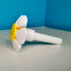 Plastic flower is used or discarded, depending on chosen type of water flow