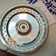 Photograph taken after stainless-steel drinking tray has been screwed into position