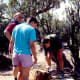 Some hikers from Germany on the trail with me