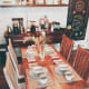 I love setting the dining table.