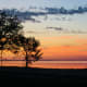 Sunrise over Mille Lacs in Garrison, MN.