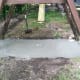 Concrete floor for the duck house