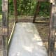 Concrete floor for the duck house