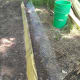 I took pictures before fully burying the hardware cloth.