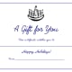 Free blank printable Hanukkah menorah holiday gift certificate.