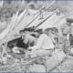 A Malecite camp in Quebec Province.