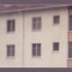 Our apartment was the third floor at the end. The red star was my bedroom window looked out over the baseball fuild and I could see the playground and school.
