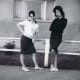 Susie Carmen and Me in front of our building. I look like my hip is out of place. Ha Ha