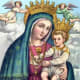 Mary and Jesus Crowned and Enthroned In Heaven