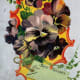 make your own pansies vintage birthday card
