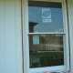 OUR WINDOW AFTER SQUARING AND SOFT NAILING