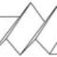 Accordion pleat (a valley fold between two mountains between two valleys)