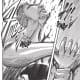 Sasha escaping from the Titan's grasp.