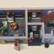 LEGO Creator Detective's Office Modular Building | The second floor. The detective office and bathroom.