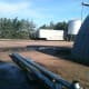 These augers are ready to be installed on the two new bins and hoppers. They are suitable for loading semi trucks.