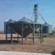 This hopper has been built and set aside for a few days until the grain bin is completed, and preparations can be made to install it on the hopper.