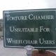 Uh...wouldn't that put you IN a wheelchair?