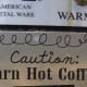 Mild swearing in a Utah restaurant.