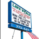 Several of the billboards in my mother's hometown are maintained by wags.